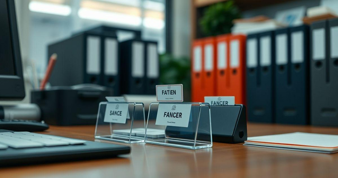 Porta Etiquetas Plástico: Como Escolher o Melhor para Organizar Seu Ambiente