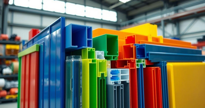 Versatilidade em perfil extrudado de plastico Versatilidade em perfil extrudado de plastico